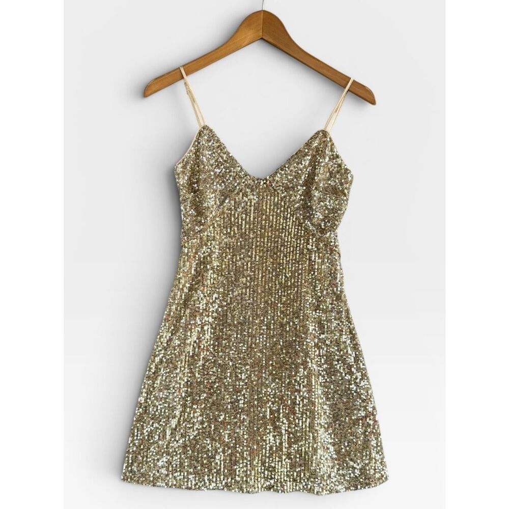 🎉5 for $45🎉 Miami sequin dress mini short size XS